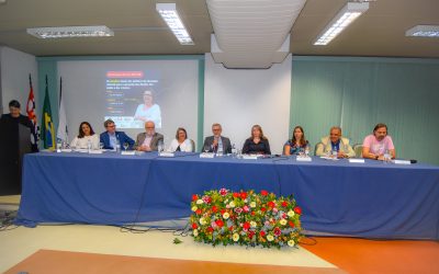 Cerimônia de abertura do curso de extensão na Faculdade de Educação